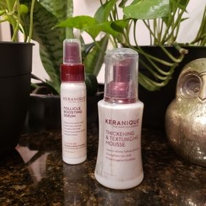 [2] NEW Keranique Thickening Mousse & Follicle